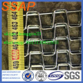 Metal honeycomb mesh conveyor belts, metal great wall mesh belts, metal flat wire belting